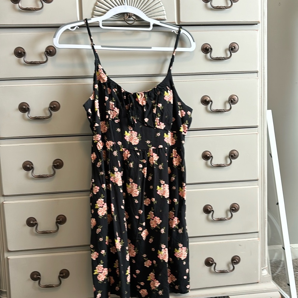 SO Mini dress black floral